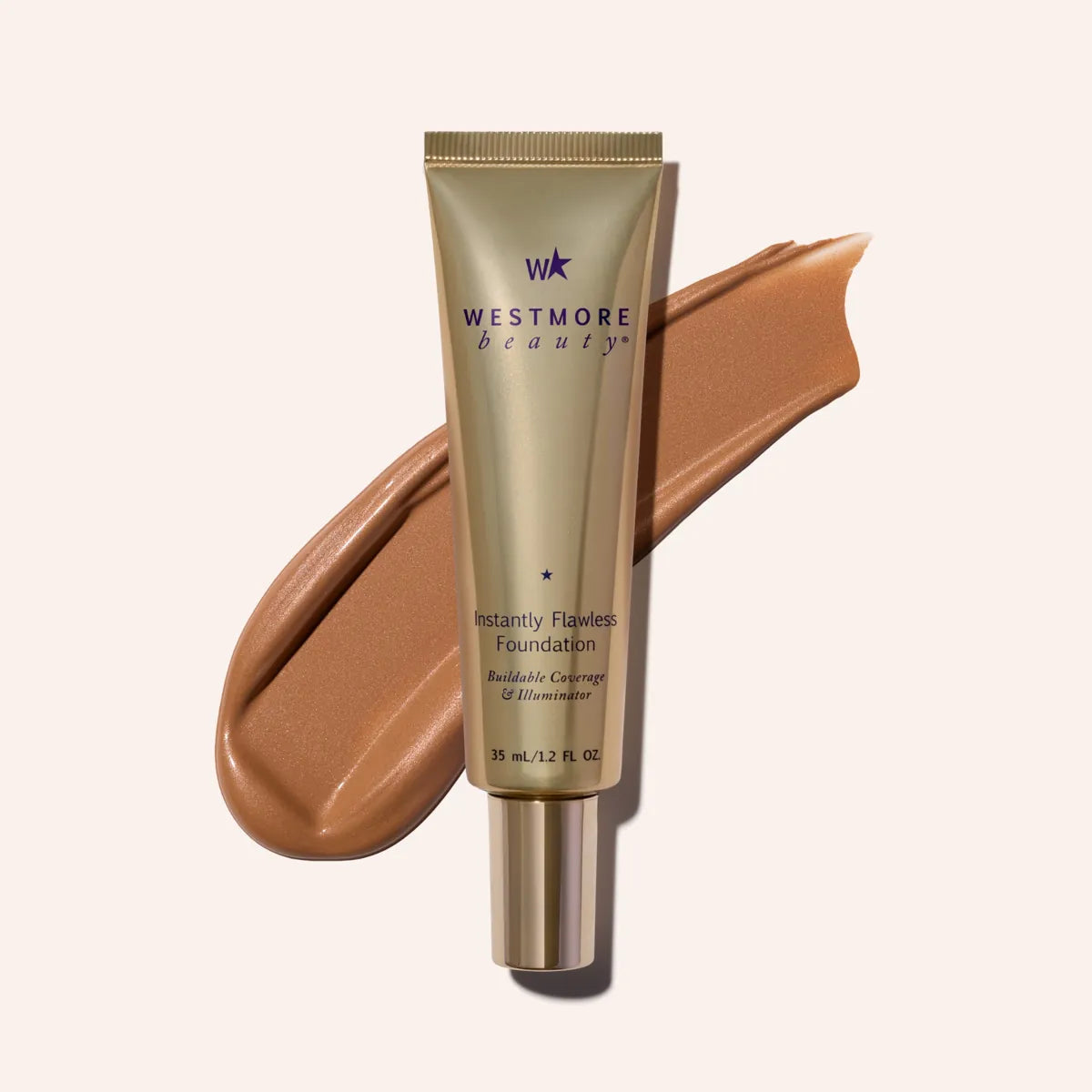Instantly Flawless Foundation Buildable Coverage + Illuminator - Deep Tan